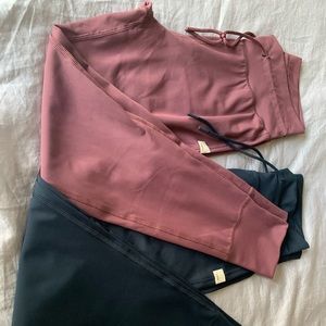 Vuori Daily Legging Bundle-Fig/Ink/M